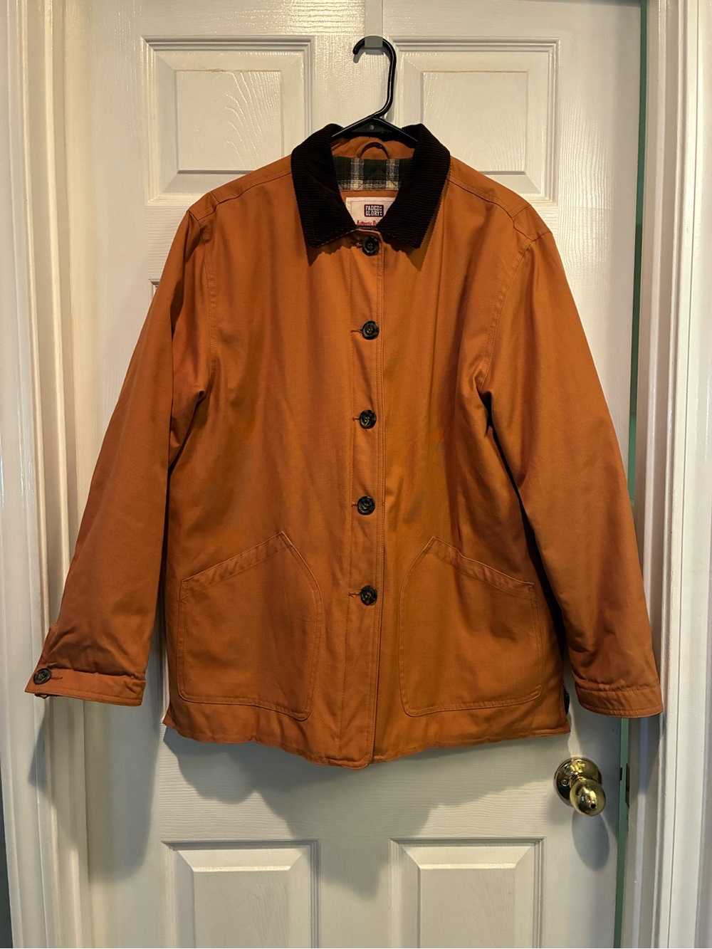 Women’s Faded Glory Utility Jacket with Corduroy Collar